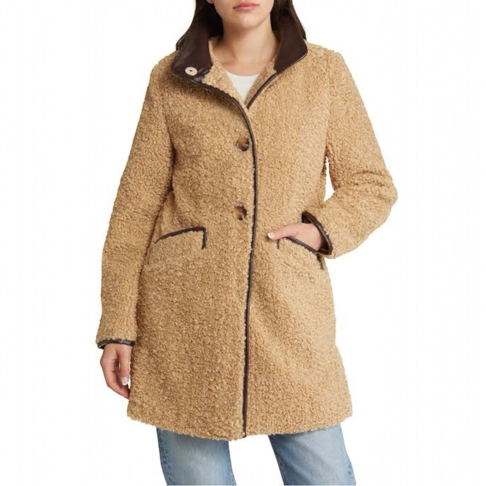 Sam Edelman Faux Fur Teddy Coat